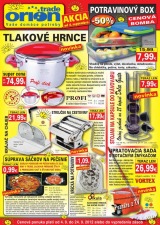 akciový leták Oriontrade akciový leták Oriontrade