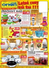Oriontrade leták-letné ceny Oriontrade leták-letné ceny
