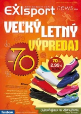 EXIsport - veľký letný výpredaj EXIsport - veľký letný výpredaj