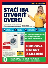 Datart leták - práčky Datart leták - práčky