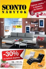 Sconto nábytok špeciálny leták Sconto nábytok špeciálny leták