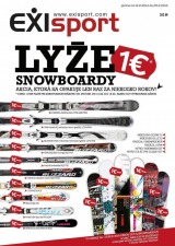 leták EXIsport - lyže leták EXIsport - lyže