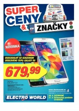 leták Electro World - super ceny leták Electro World - super ceny