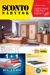 akčný leták Sconto akčný leták Sconto