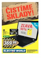 Electro World leták - čistíme sklady Electro World leták - čistíme sklady