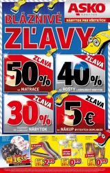 leták ASKO nábytok - bláznivé zľavy leták ASKO nábytok - bláznivé zľavy