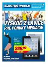 Electro World leták - ponuky mesiaca Electro World leták - ponuky mesiaca