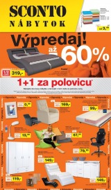 Sconto leták - veľký letný výpredaj Sconto leták - veľký letný výpredaj