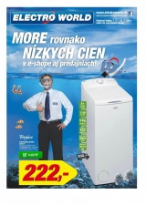 Electro World leták - more rovnako nízkych cien Electro World leták - more rovnako nízkych cien