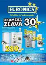 Euronics leták - okamžitá zľava Euronics leták - okamžitá zľava