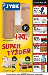 Jysk leták - super týždeň Jysk leták - super týždeň