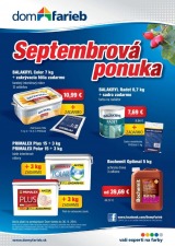 leták Dom farieb - septembrová ponuka leták Dom farieb - septembrová ponuka