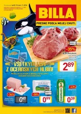 Billa akčný leták Billa akčný leták