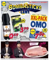 akčný leták Lidl - bombastické ceny akčný leták Lidl - bombastické ceny