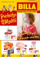 Billa leták - prichádza Mikuláš Billa leták - prichádza Mikuláš