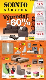 mimoriadný Sconto leták mimoriadný Sconto leták
