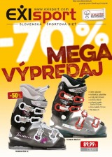 EXIsport leták - mega výpredaj EXIsport leták - mega výpredaj