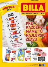 mimoriadný leták Billa mimoriadný leták Billa