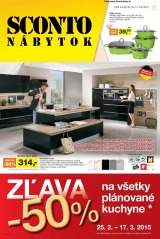 exklitivní leták Sconto nábytok exklitivní leták Sconto nábytok