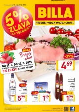 akčný leták Billa akčný leták Billa