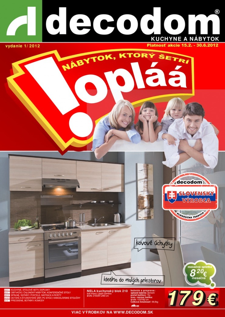 leták Decodom nábytok strana 1 leták Decodom nábytok strana 1