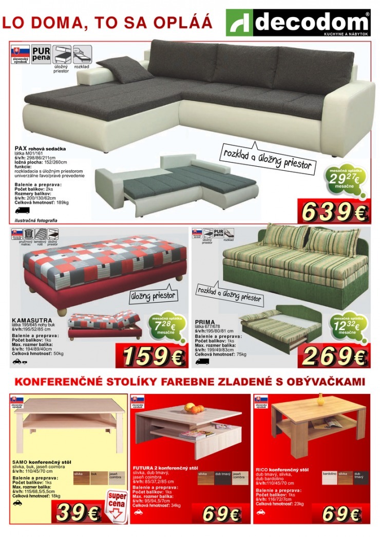 leták Decodom nábytok strana 7 leták Decodom nábytok strana 7