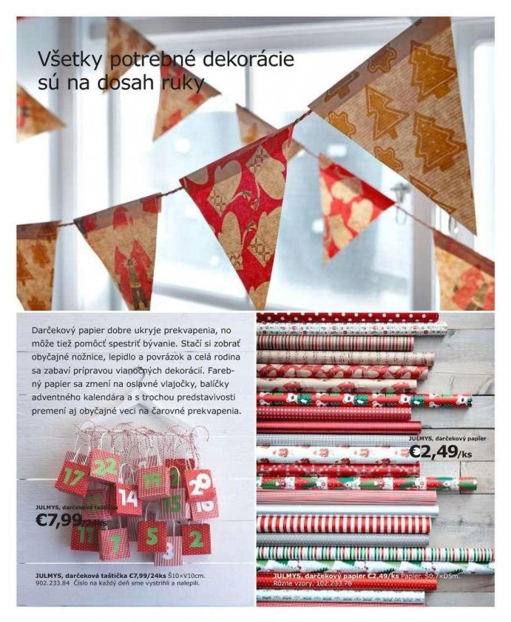 leták Ikea - Vianočná brožúra strana 8 leták Ikea - Vianočná brožúra strana 8