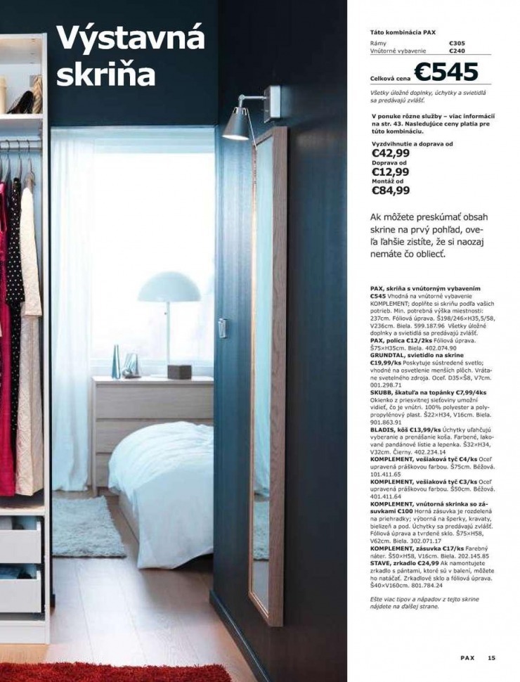 leták Ikea katalog - Skrine strana 15 leták Ikea katalog - Skrine strana 15