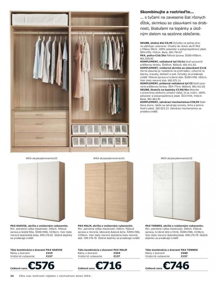 leták Ikea katalog - Skrine strana 24 leták Ikea katalog - Skrine strana 24