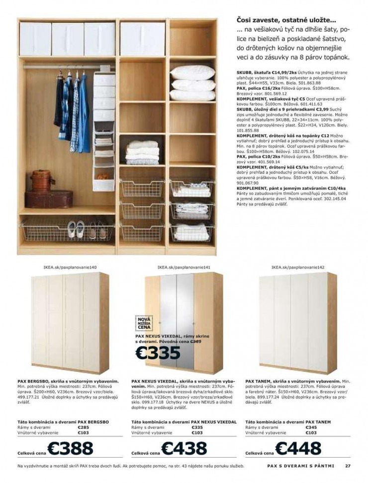 leták Ikea katalog - Skrine strana 27 leták Ikea katalog - Skrine strana 27
