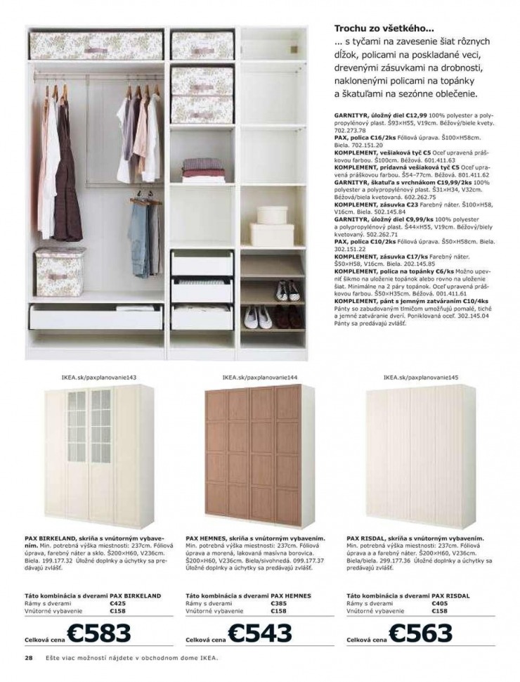 leták Ikea katalog - Skrine strana 28 leták Ikea katalog - Skrine strana 28