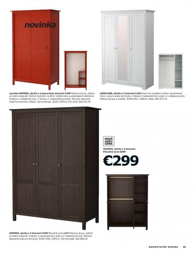 leták Ikea katalog - Skrine strana 35 leták Ikea katalog - Skrine strana 35