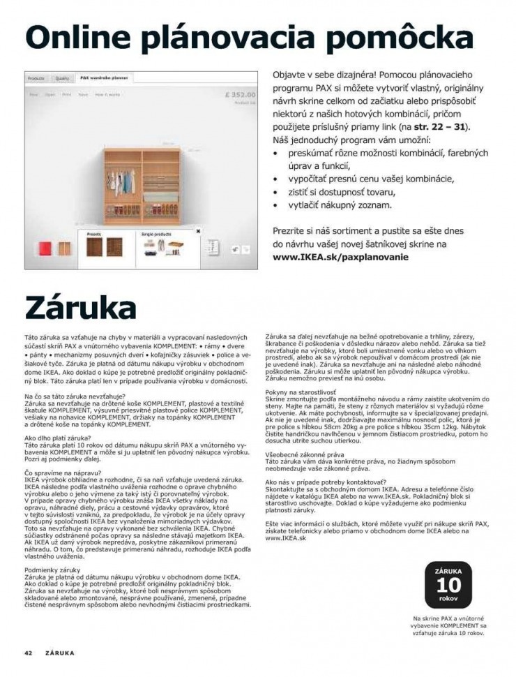 leták Ikea katalog - Skrine strana 42 leták Ikea katalog - Skrine strana 42