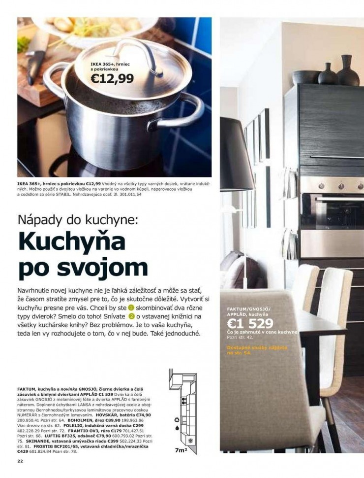 leták Kuchyne a spotrebiče Ikea strana 22 leták Kuchyne a spotrebiče Ikea strana 22