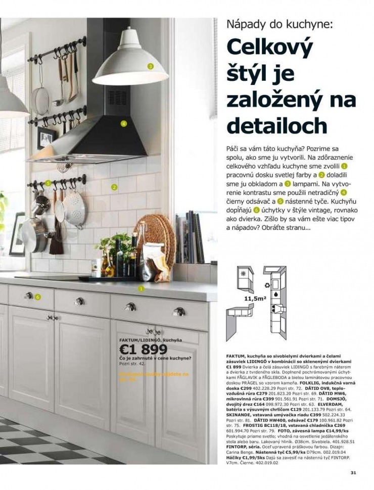 leták Kuchyne a spotrebiče Ikea strana 31 leták Kuchyne a spotrebiče Ikea strana 31
