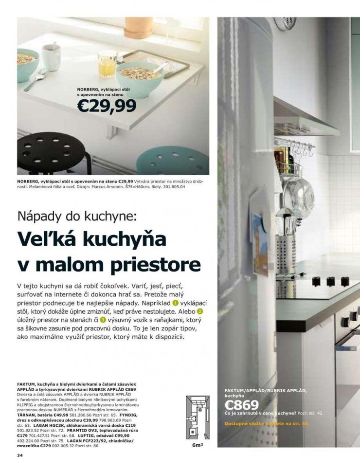 leták Kuchyne a spotrebiče Ikea strana 34 leták Kuchyne a spotrebiče Ikea strana 34