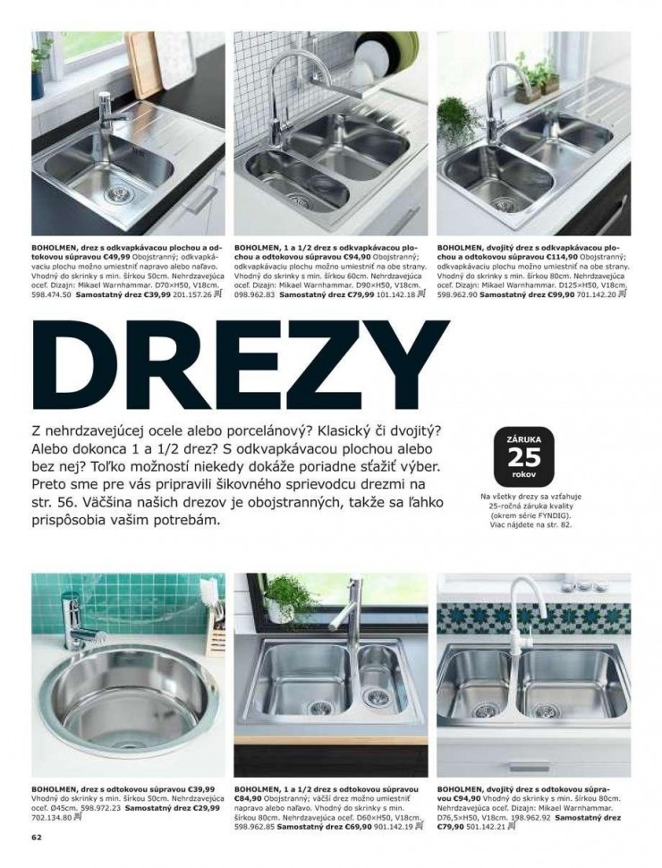leták Kuchyne a spotrebiče Ikea strana 62 leták Kuchyne a spotrebiče Ikea strana 62