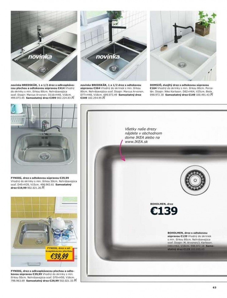 leták Kuchyne a spotrebiče Ikea strana 63 leták Kuchyne a spotrebiče Ikea strana 63