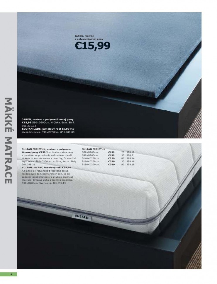 leták Ikea leták-matrace strana 8 leták Ikea leták-matrace strana 8