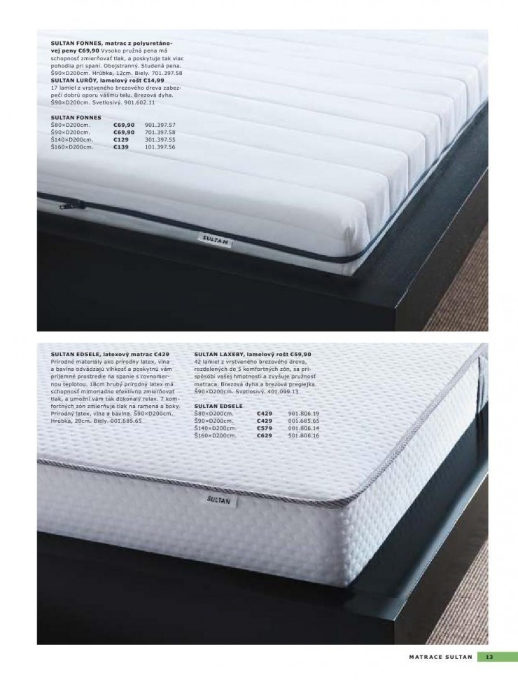leták Ikea leták-matrace strana 13 leták Ikea leták-matrace strana 13