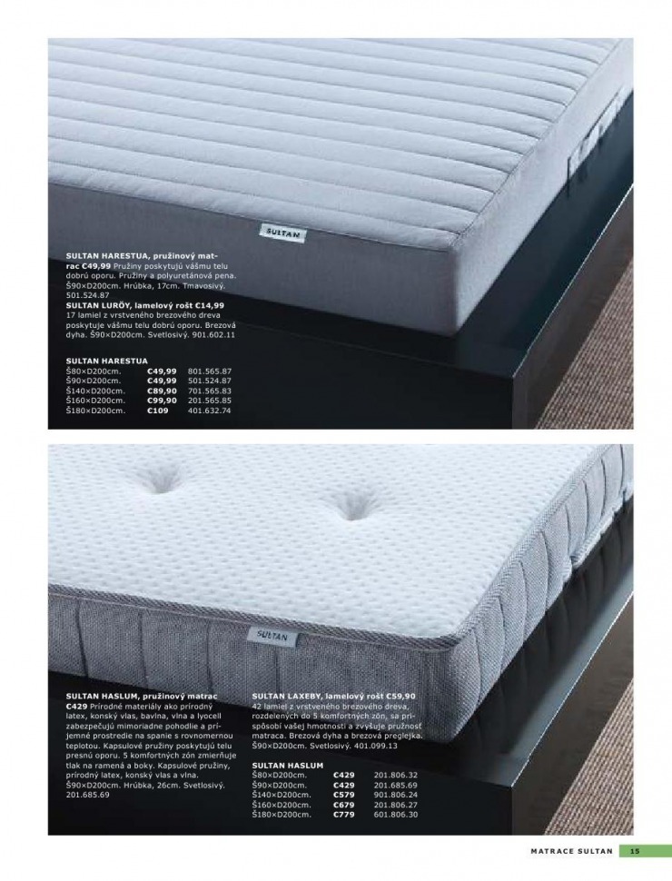 leták Ikea leták-matrace strana 15 leták Ikea leták-matrace strana 15