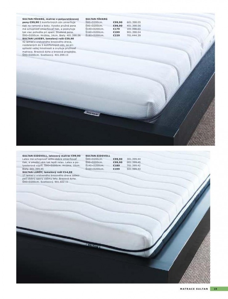 leták Ikea leták-matrace strana 19 leták Ikea leták-matrace strana 19