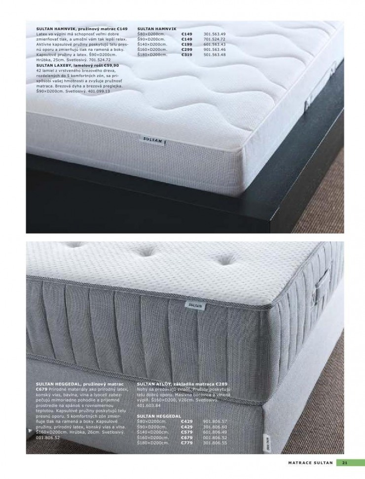 leták Ikea leták-matrace strana 21 leták Ikea leták-matrace strana 21