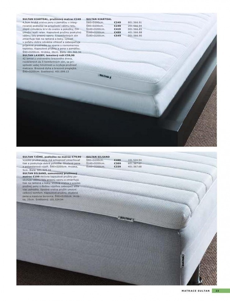 leták Ikea leták-matrace strana 23 leták Ikea leták-matrace strana 23