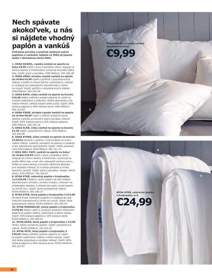 leták Ikea leták-matrace strana 28 leták Ikea leták-matrace strana 28