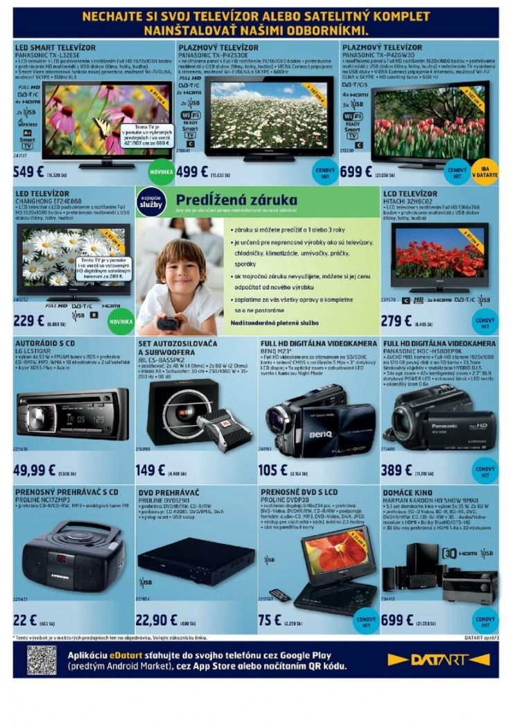 leták Akčný leták Datart strana 3 leták Akčný leták Datart strana 3