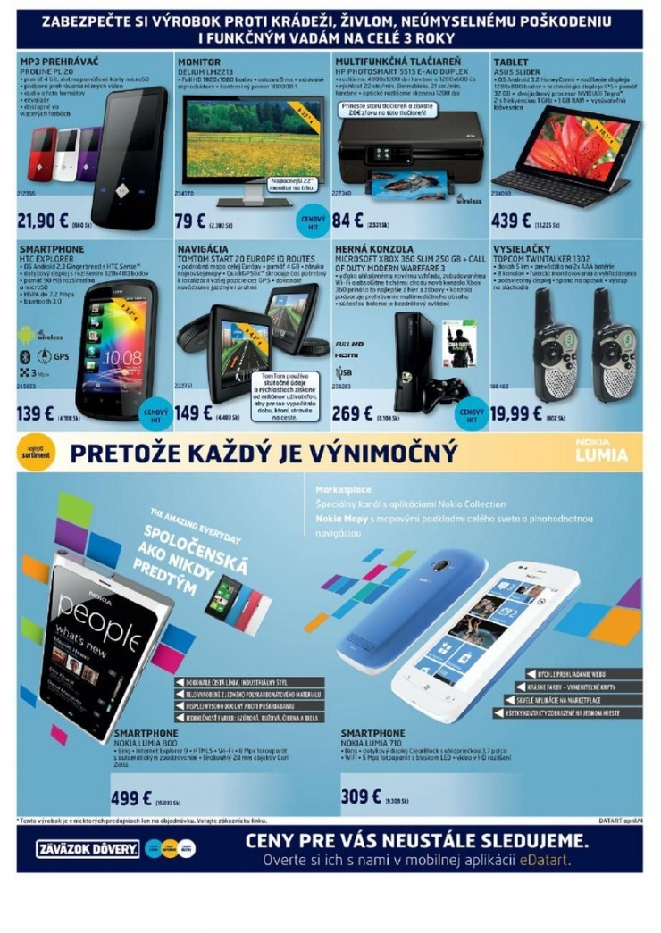 leták Akčný leták Datart strana 4 leták Akčný leták Datart strana 4