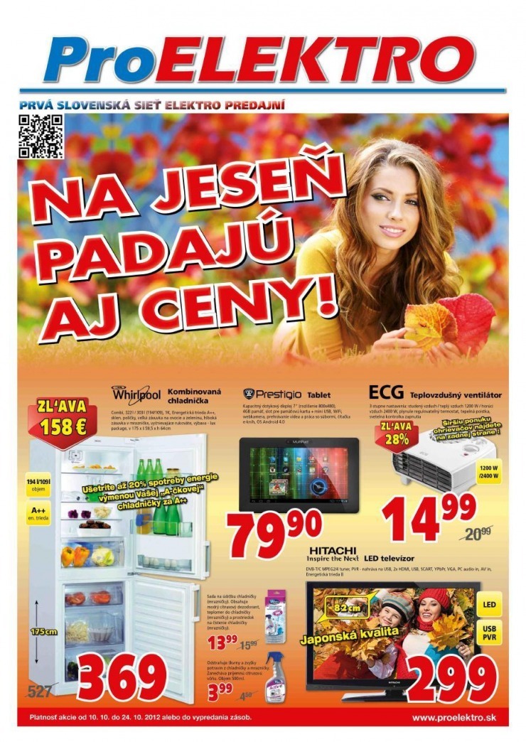 leták ProELEKTRO zľavy strana 1 leták ProELEKTRO zľavy strana 1