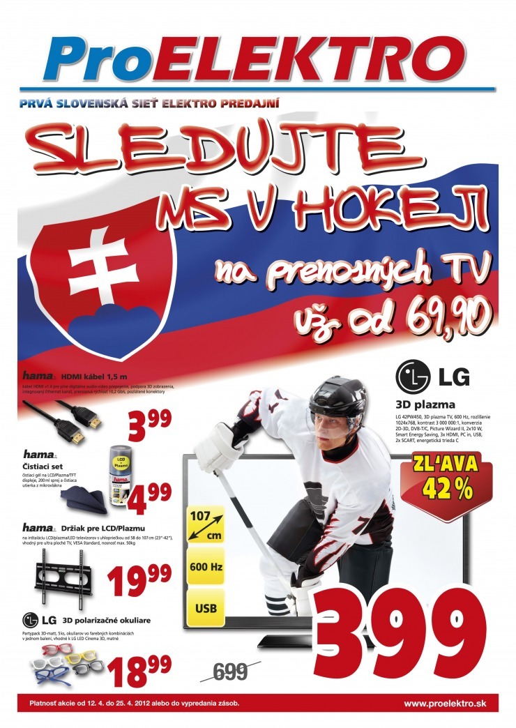 leták ProELEKTRO aktuálny leták strana 1 leták ProELEKTRO aktuálny leták strana 1