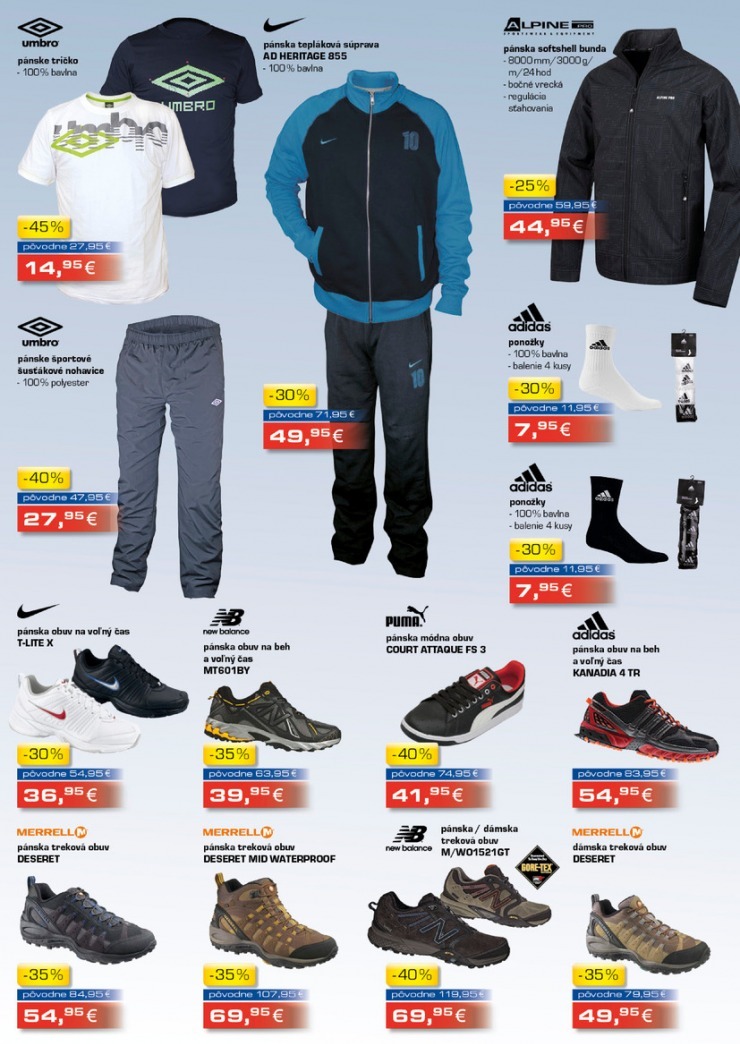 leták Sportisimo leták - Predsezónne zľavy strana 2 leták Sportisimo leták - Predsezónne zľavy strana 2